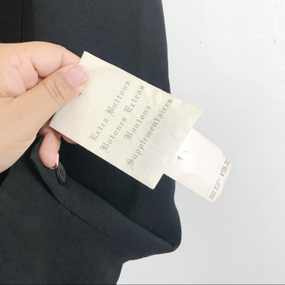 Vintage Jones New York Black Suit Jacket Size 14 NWT plus size - Picture 6 of 9